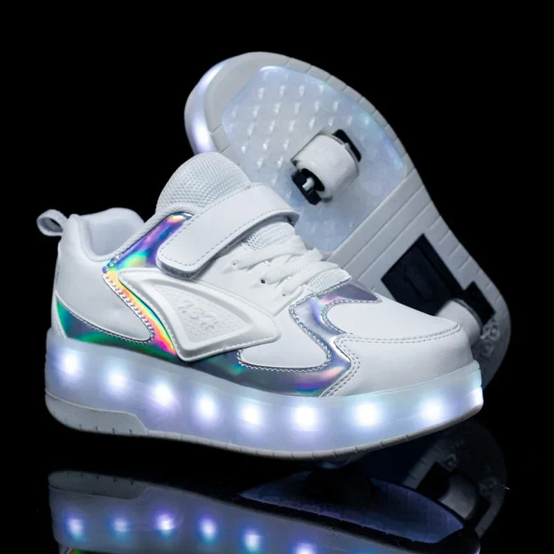 LightRiders - Scarpe LED con Ruote per Bambini