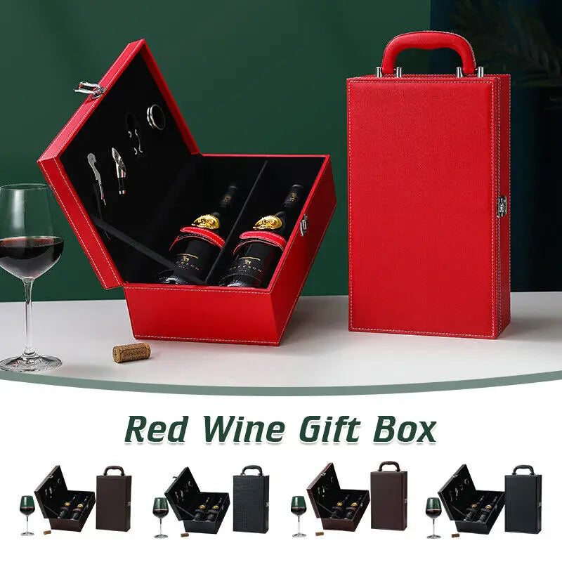 Cofanetto Vino Luxe - Elegante custodia per vino e accessori