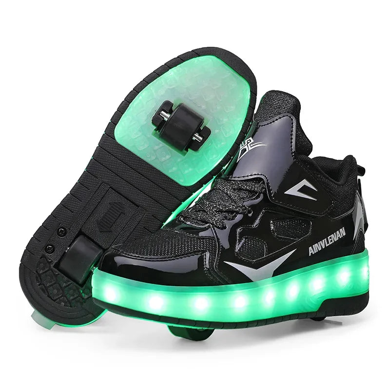 LightRiders - Scarpe LED con Ruote per Bambini