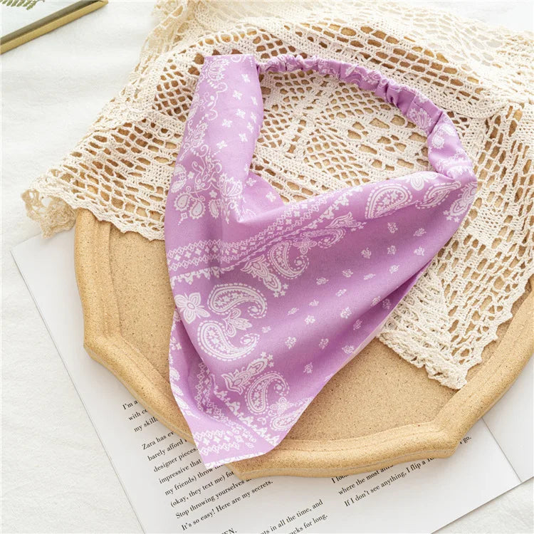Bandana Vintage Floreale Estiva 2022 – Accessori per Capelli Eleganti per Donne e Ragazze