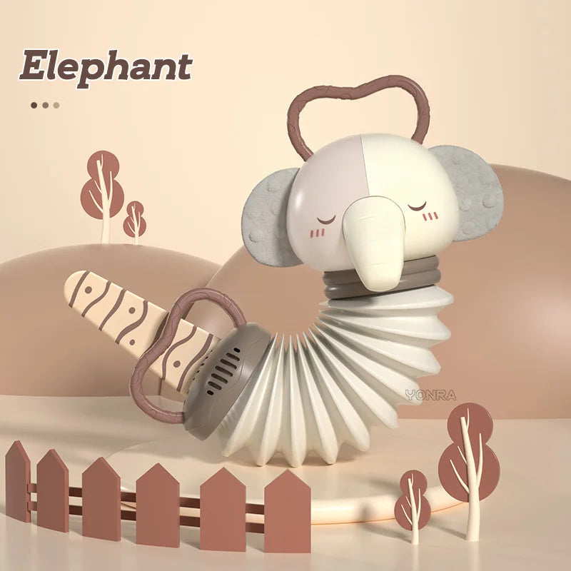 Rattolo a fisarmonica animale – Divertimento sensoriale per neonati