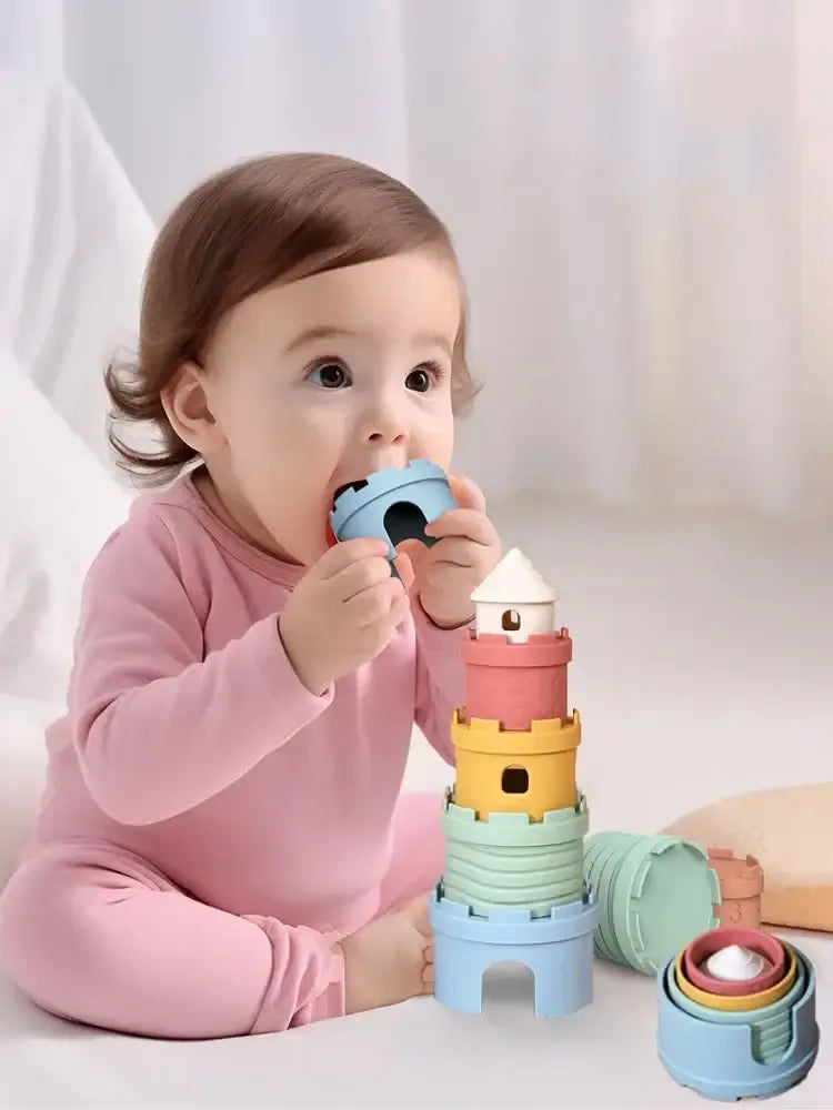 Torre di Costruzione Colorata – Per Divertimento Senza Fine