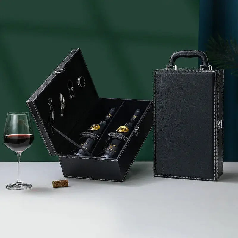 Cofanetto Vino Luxe - Elegante custodia per vino e accessori