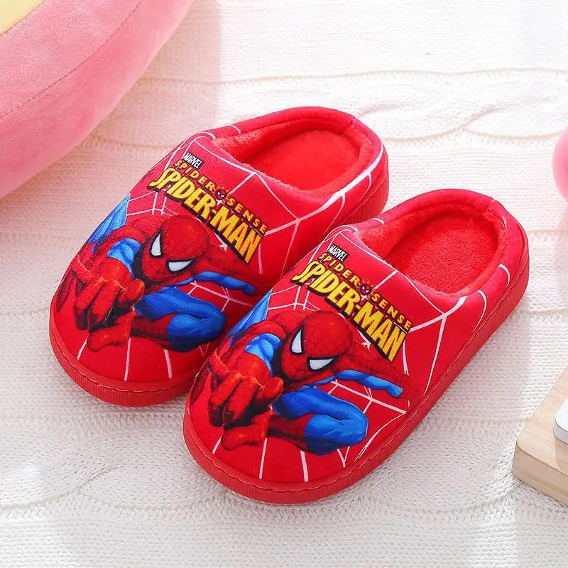 Pantofole Spider-Man per Bambini – Pantofole Morbide in Cotone per Interni in Autunno e Inverno
