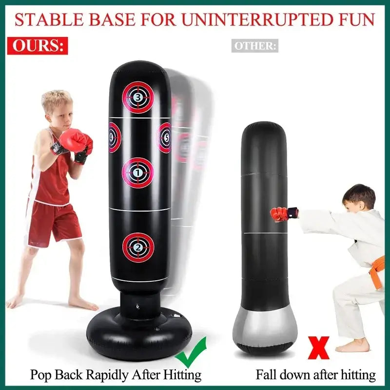 Palla da Boxe Gonfiabile – Per Allenamento e Divertimento