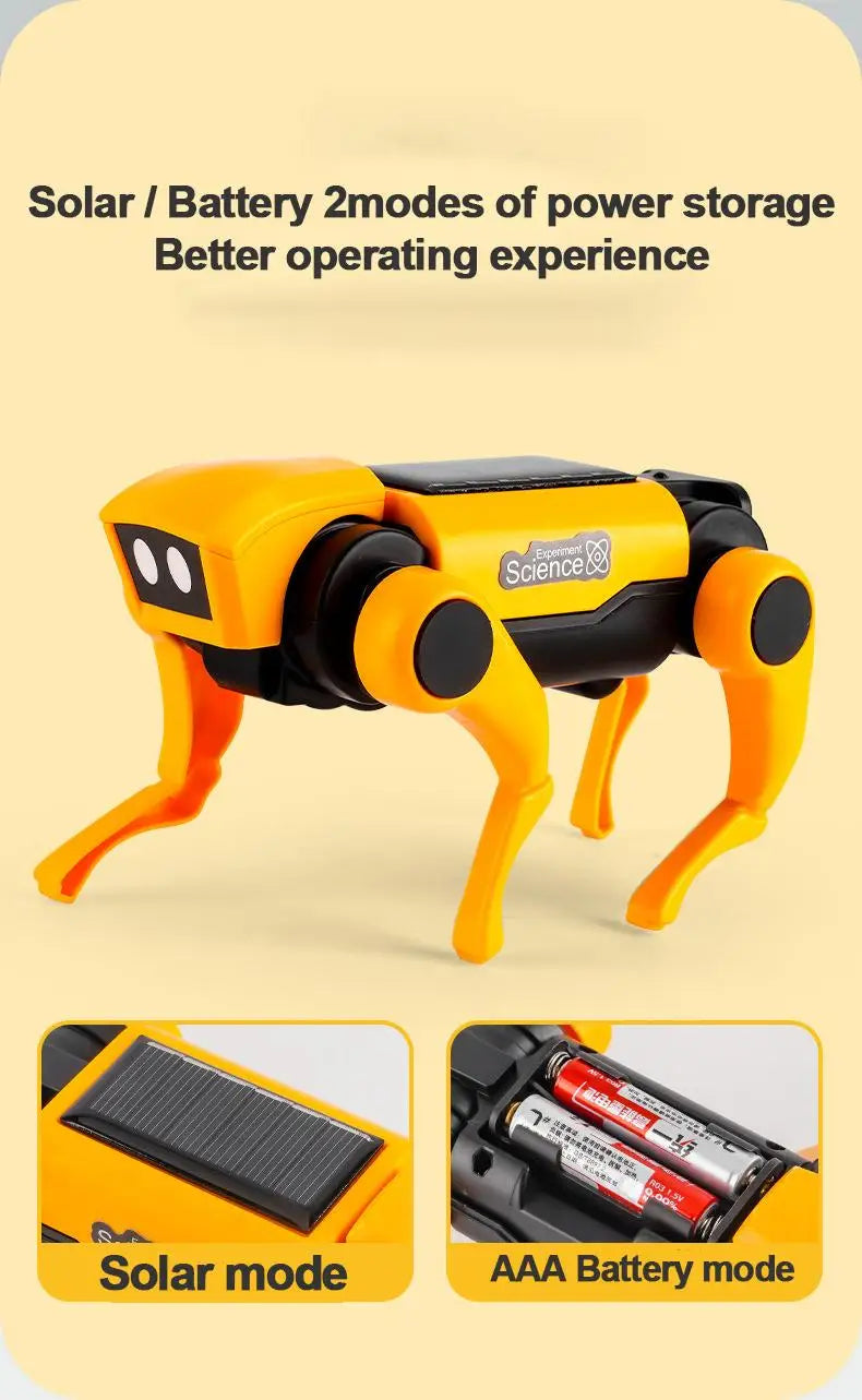 Robot Educativo a Energia Solare – Set di Costruzione 2-in-1 Cane e Gatto