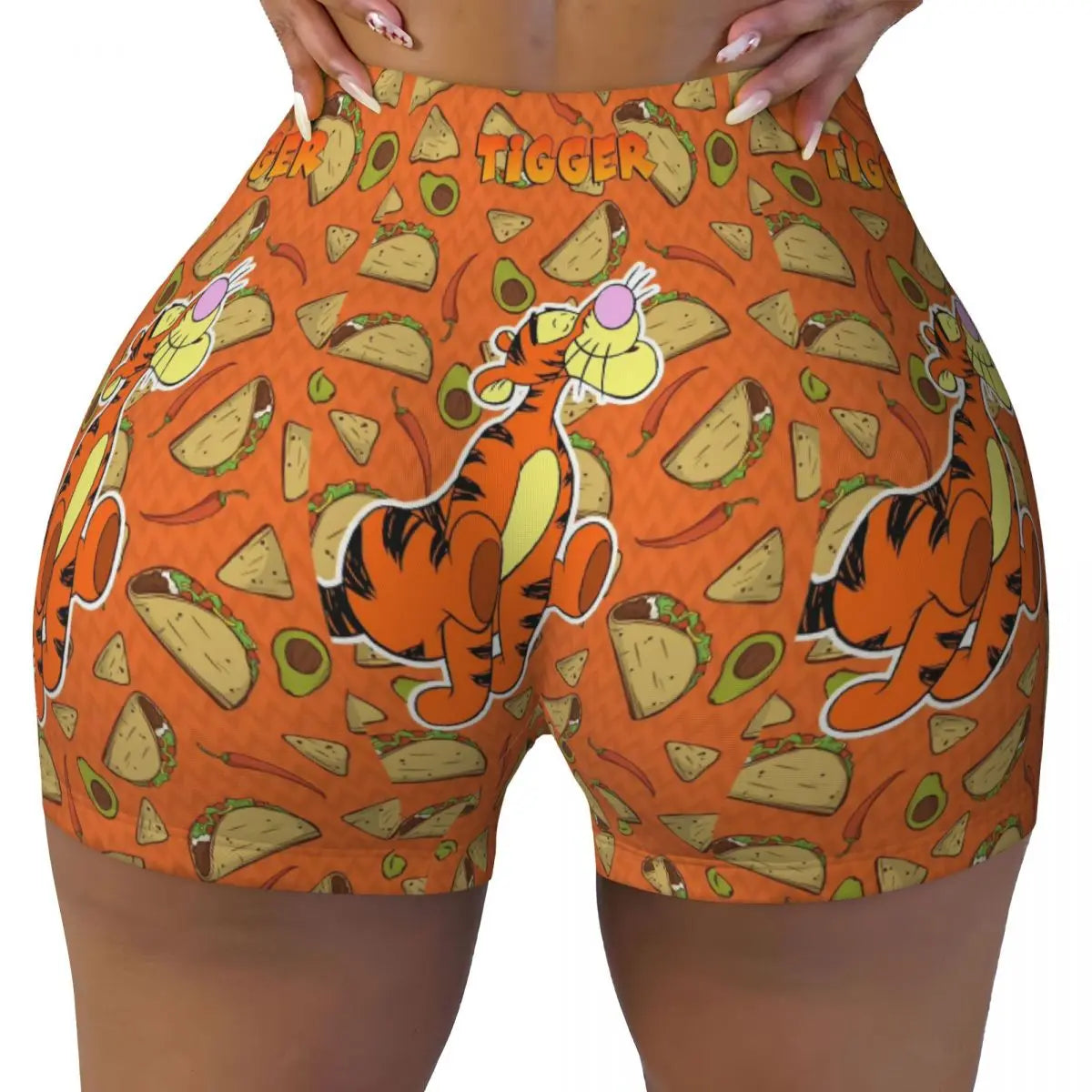 Pantaloni Sportivi e Yoga con Stampa Tigger per Donne – Confortevoli e Stilosi per Giornate Attive