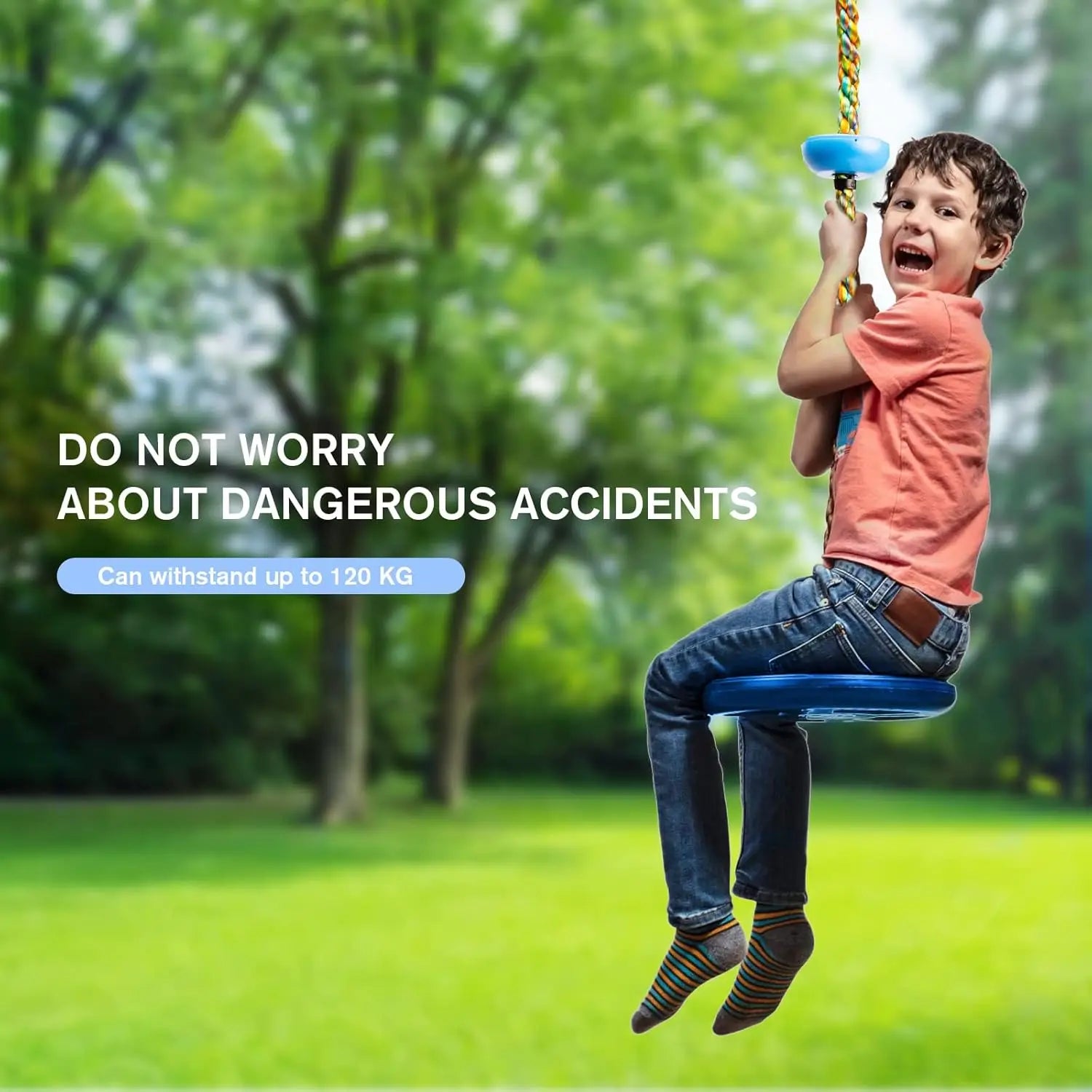 Cordino con Piattaforma e Disco - Gioca e Scala per Bambini Avventurosi