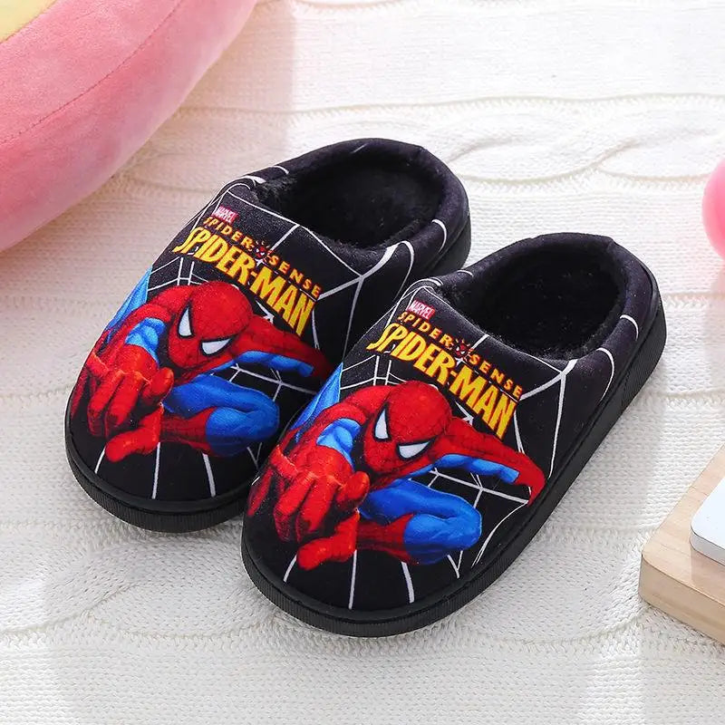 Pantofole Spider-Man per Bambini – Pantofole Morbide in Cotone per Interni in Autunno e Inverno