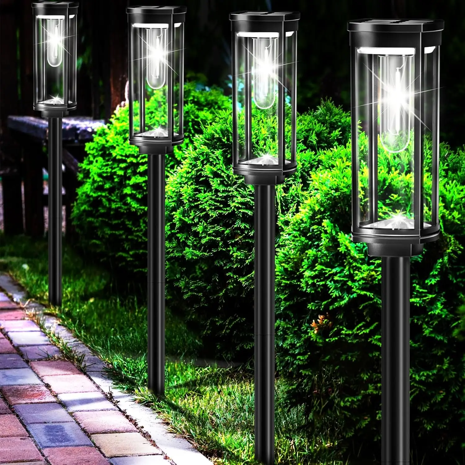 EcoGlow Lantern Solar – Illuminazione Esterna Resistente alle Intemperie con Luce LED Calda