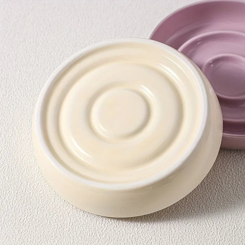 FeastFlow Ciotola – Ciotola in Ceramica per Alimentazione Lenta per Piccoli Animali Domestici