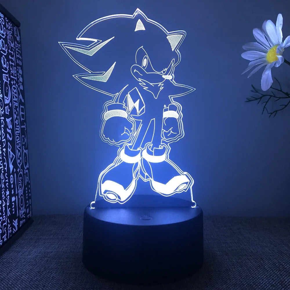 Lampada LED Sonic - Illuminazione Giocosa per Gamer