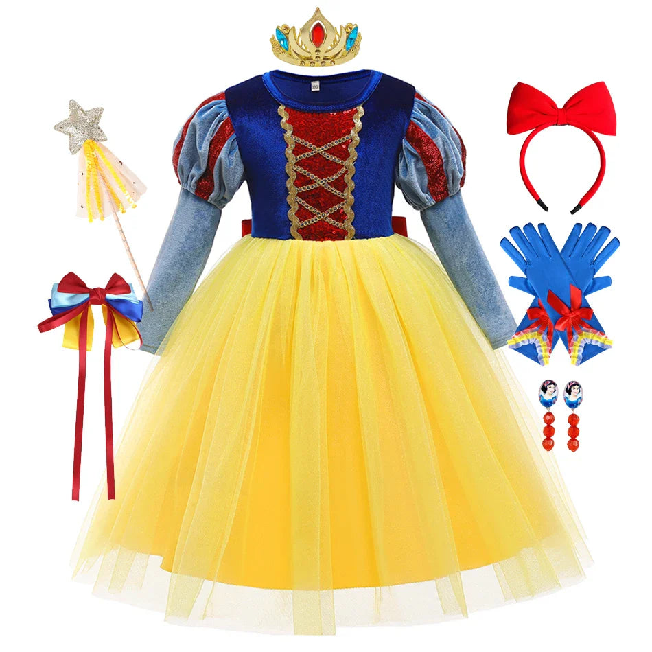 Abito da Principessa Incantevole Sophia per Bambini - Costume Magico per Feste