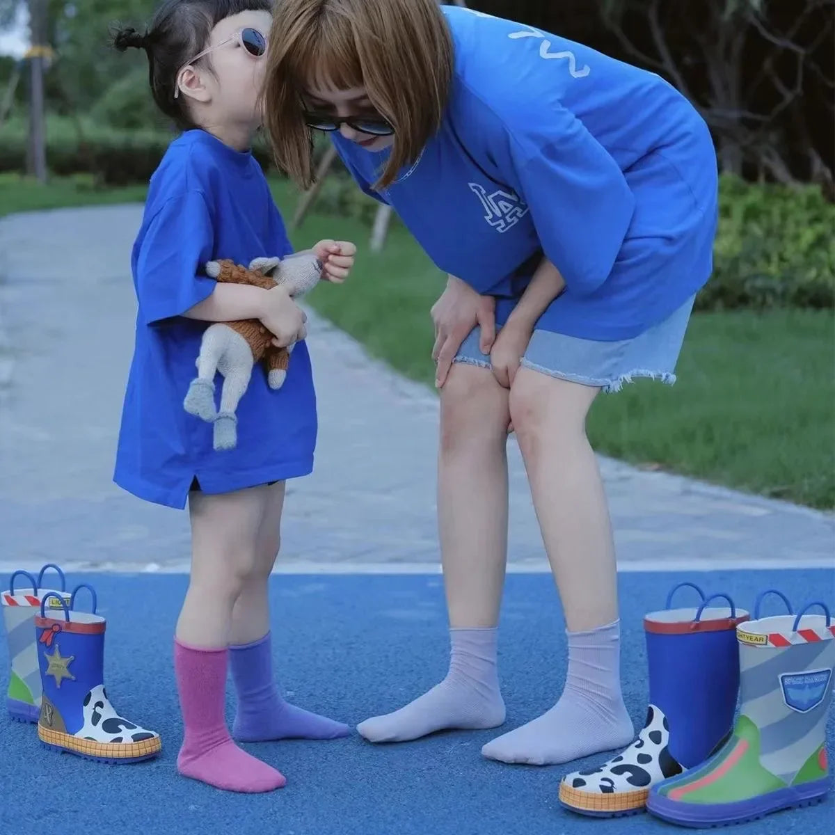 Stivali da Pioggia Toy Story per Bambini con Suola Antiscivolo - Confortevoli e Impermeabili