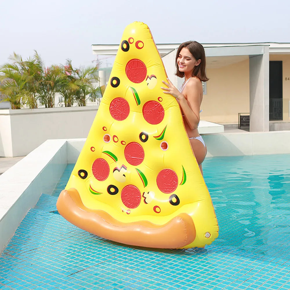 Materasso Gigante a Forma di Pizza per Piscina – Rilassati e Goditi in Stile