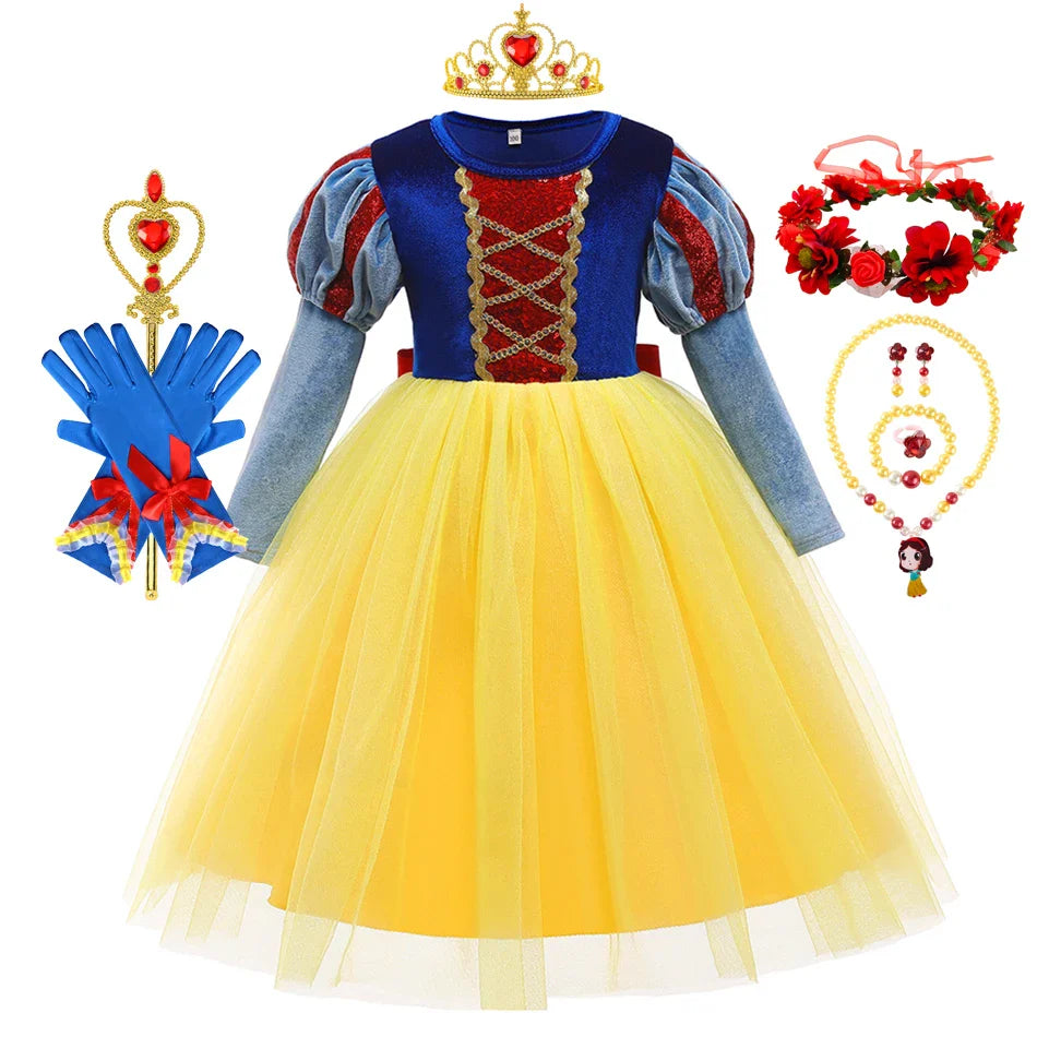 Abito da Principessa Incantevole Sophia per Bambini - Costume Magico per Feste