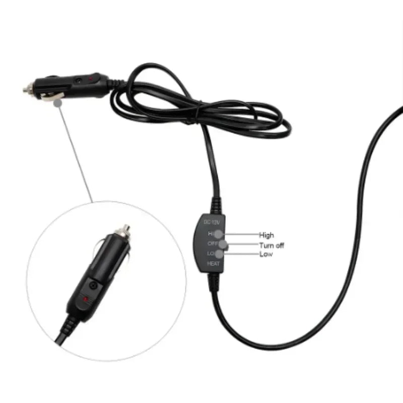 Cuscino Riscaldato per Auto 12V – Cuscino Elettrico Riscaldante per Auto