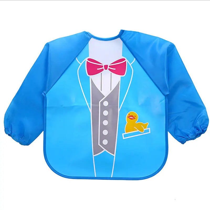 Mila Grembiule Protettivo per Bambini - Maniche Lunghe Impermeabili per Mangiare e Dipingere