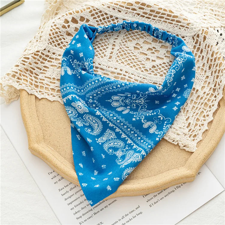 Bandana Vintage Floreale Estiva 2022 – Accessori per Capelli Eleganti per Donne e Ragazze