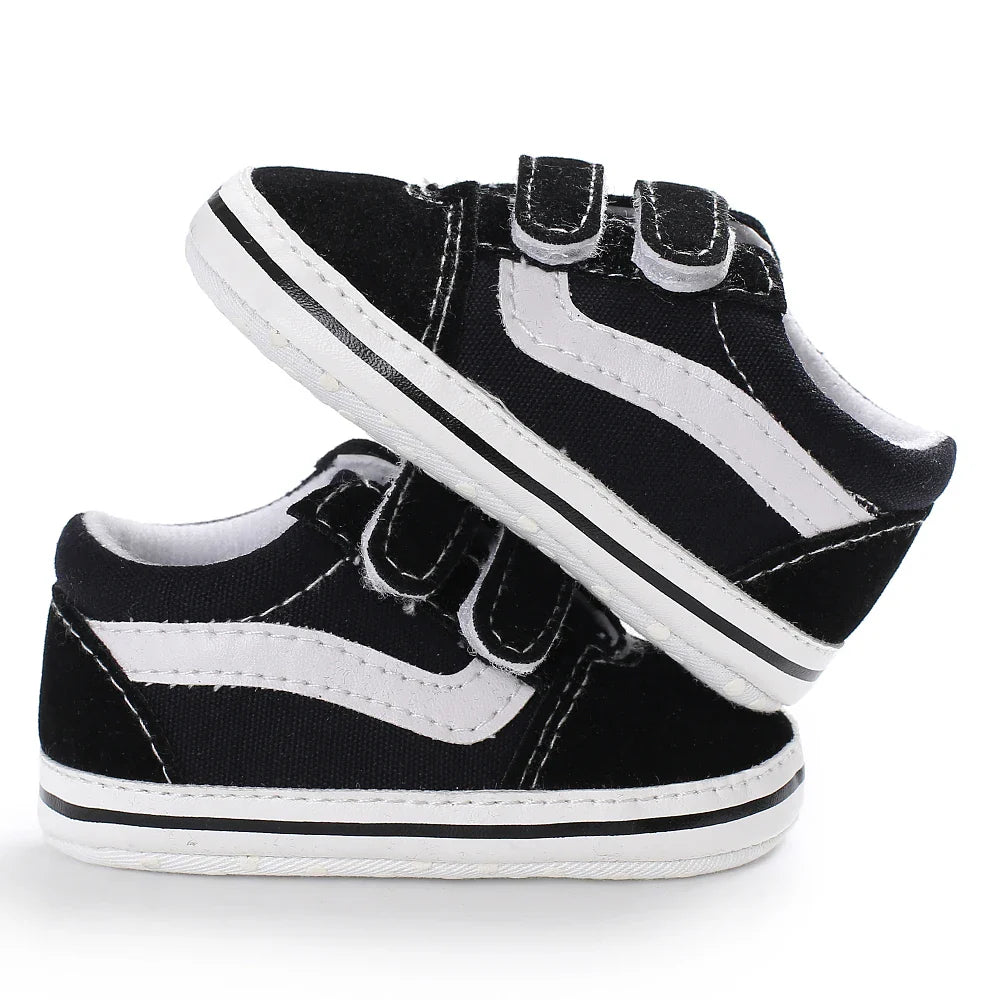 Sneakers in Tela per Bambini – Sneakers Antiscivolo Morbide per Bambini e Neonati