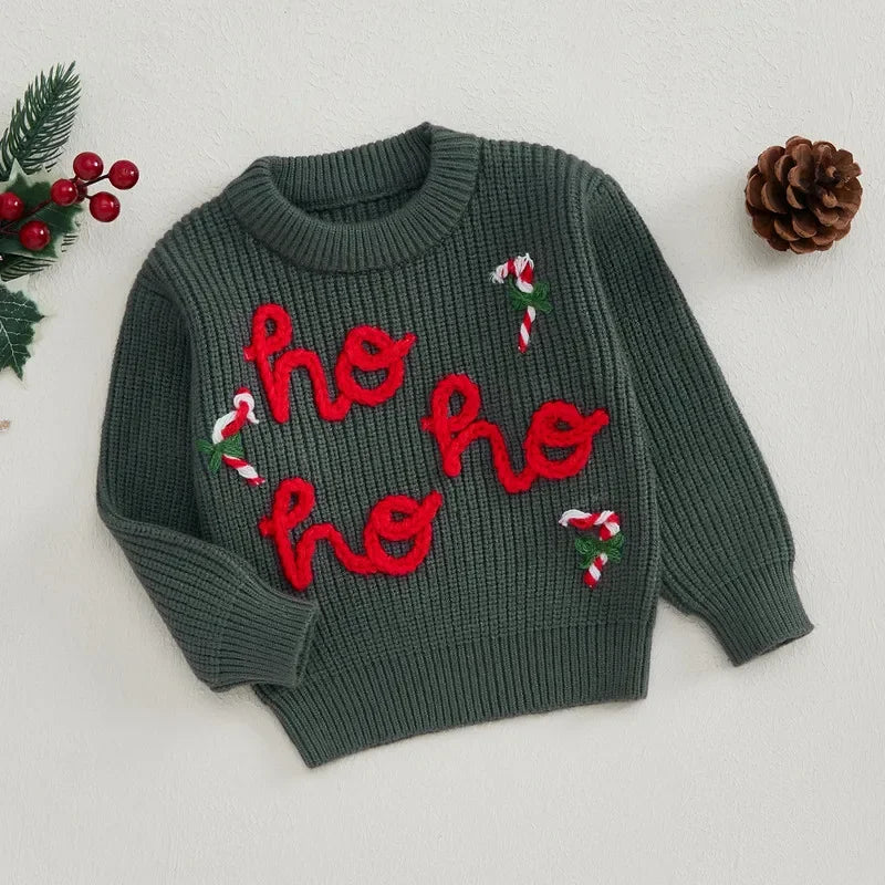 Ho Ho Ho Maglione per Bambini - Calore Festivo