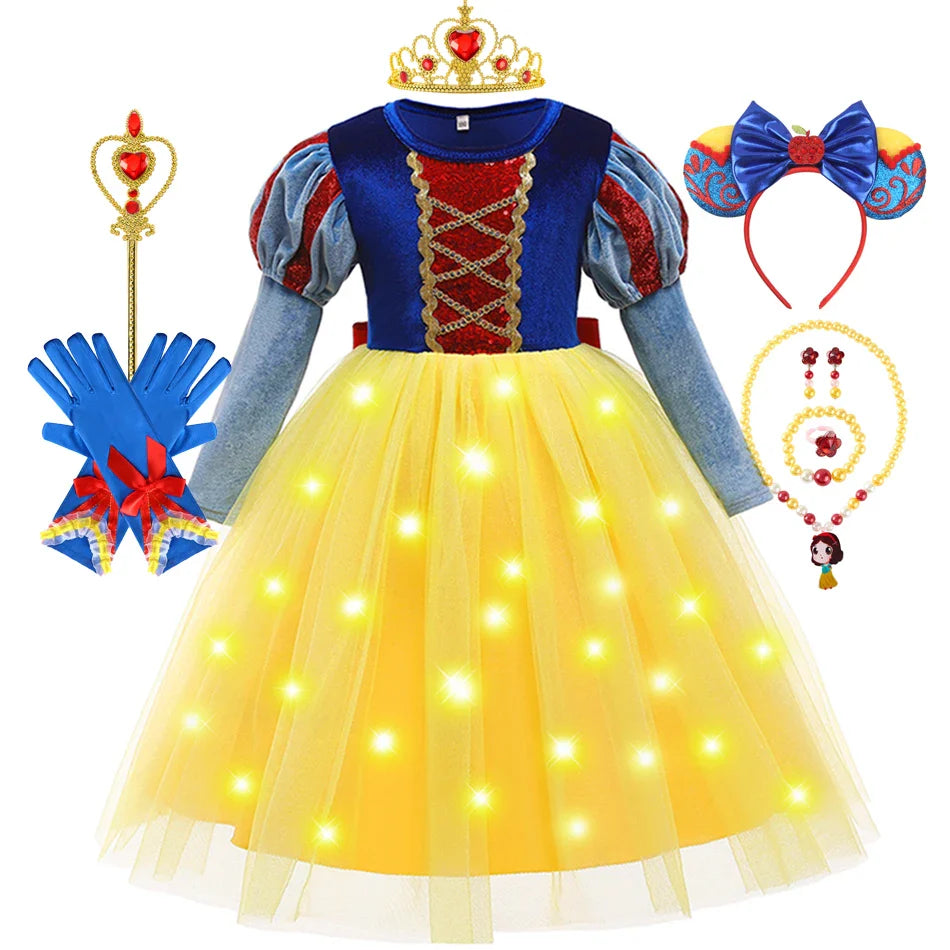 Abito da Principessa Incantevole Sophia per Bambini - Costume Magico per Feste