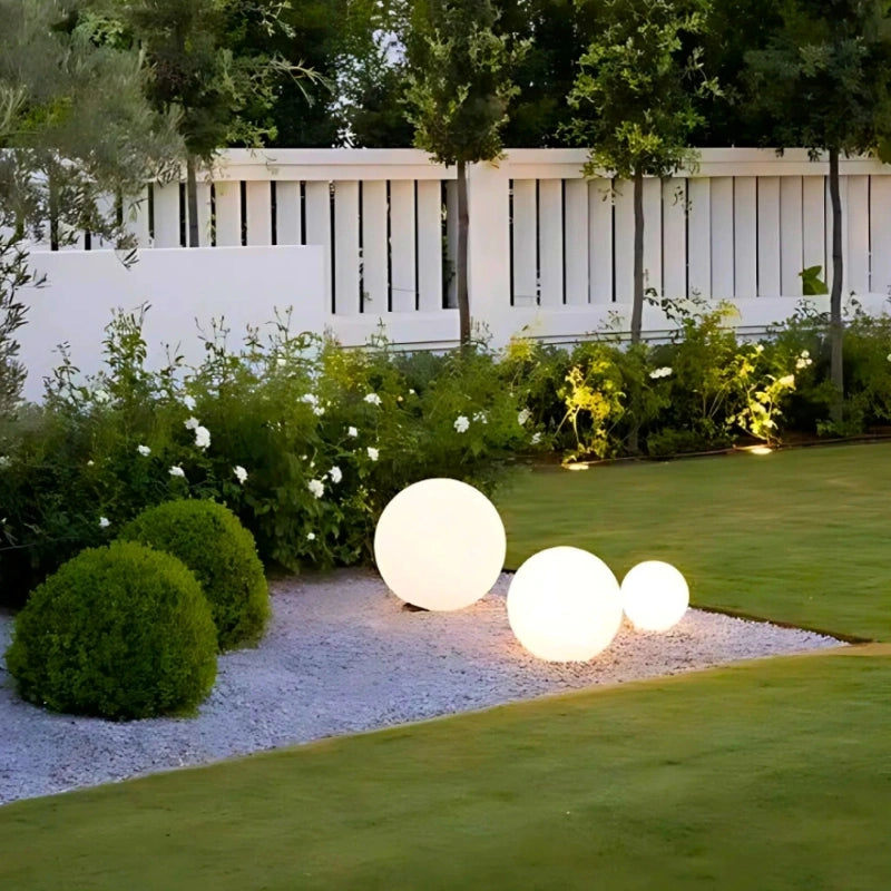 Lampada da Giardino Sferica con Luce Colorata – Lampada a Sfera LED per Interni ed Esterni