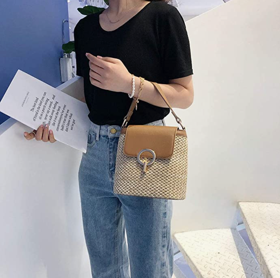 Borsa Eva Straw Chic – Naturale ed Elegante