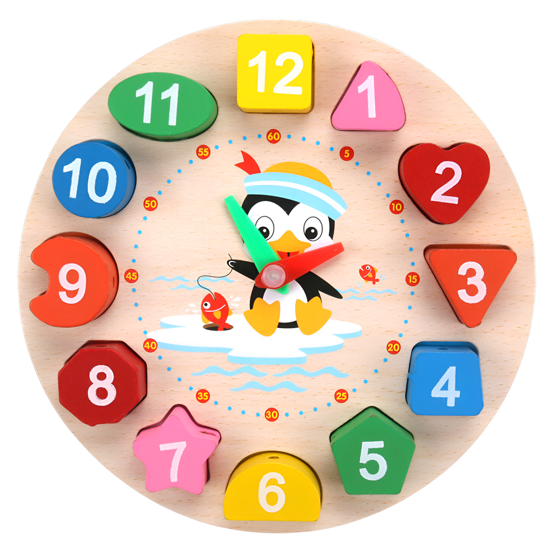Maestro del Tempo - Orologio in Legno per Divertimento Educativo