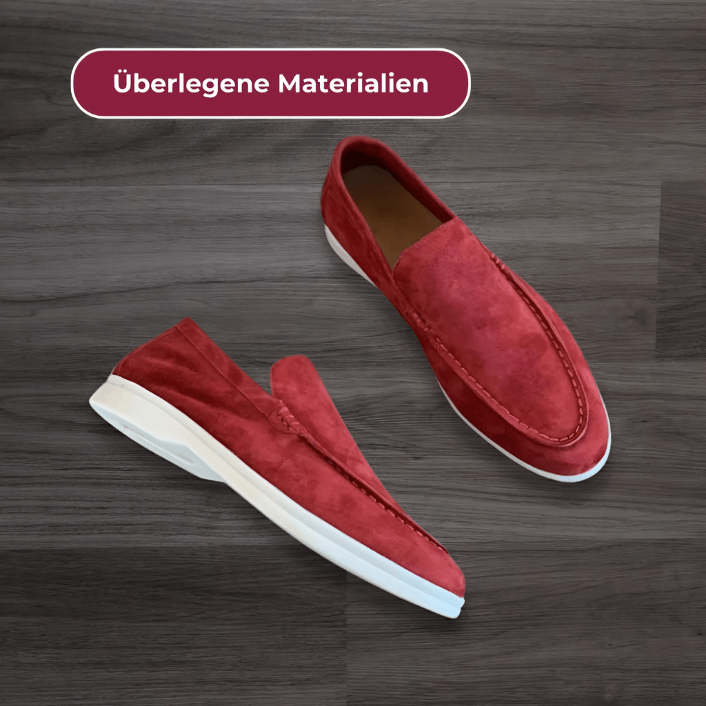 Pantofole in Pelle Scamosciata di Lusso - Eleganti e Confortevoli