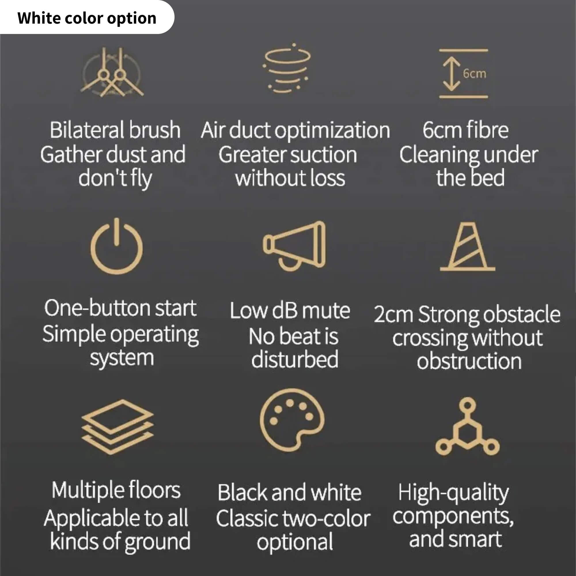 CleanBot Robot Aspirapolvere – Pulizia Intelligente e Autonoma
