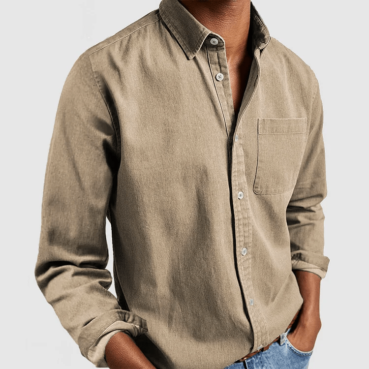 Mason - Camicia Casual a Maniche Lunghe