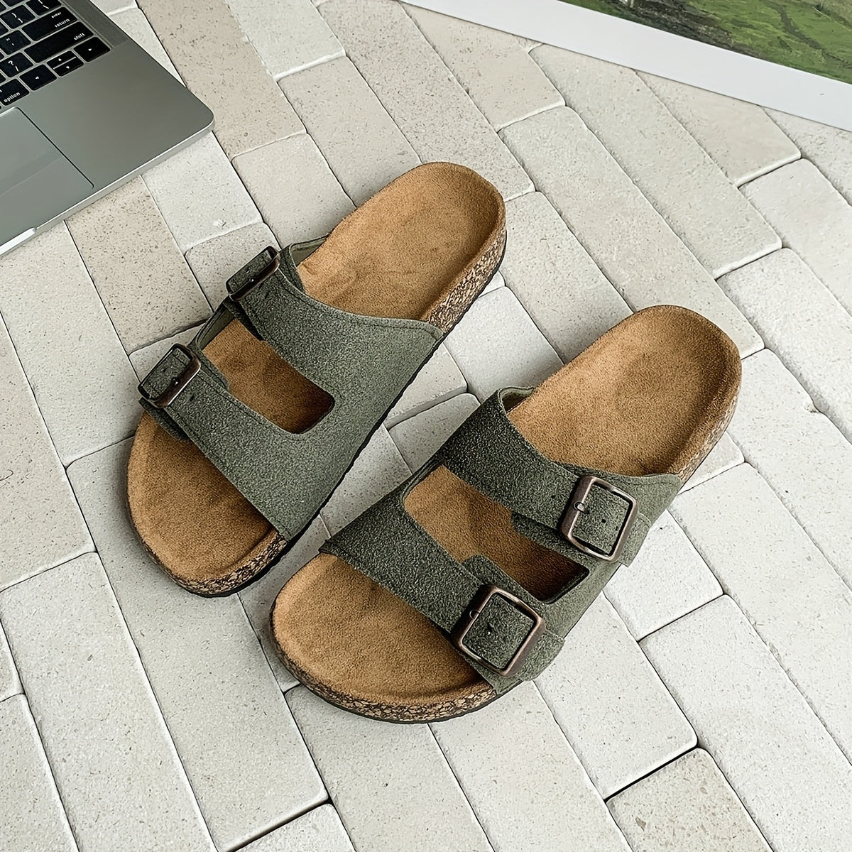 Infradito Retro con Doppia Cintura Regolabile per Uomini – Comodi e Stilos per Uomini