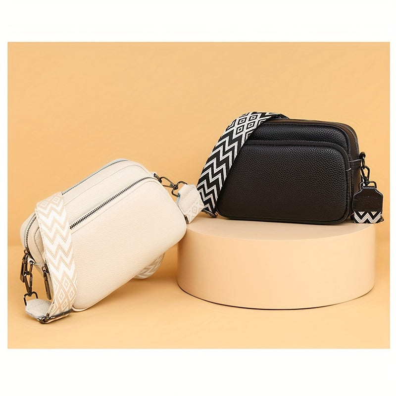 Borsa Crossbody Modaiola per Donne – Borsa a Spalla Casual con Design Geometrico