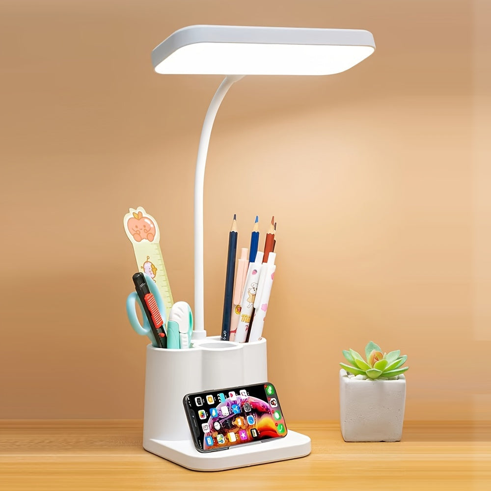 Lampada da Scrivania LED Ricaricabile Slim con Illuminazione Regolabile – Perfetta per Leggere e Lavorare