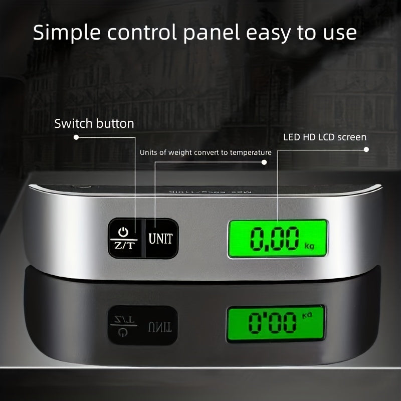 Bilancia Digitale Portatile per Bagagli – Leggera e Facile da Usare