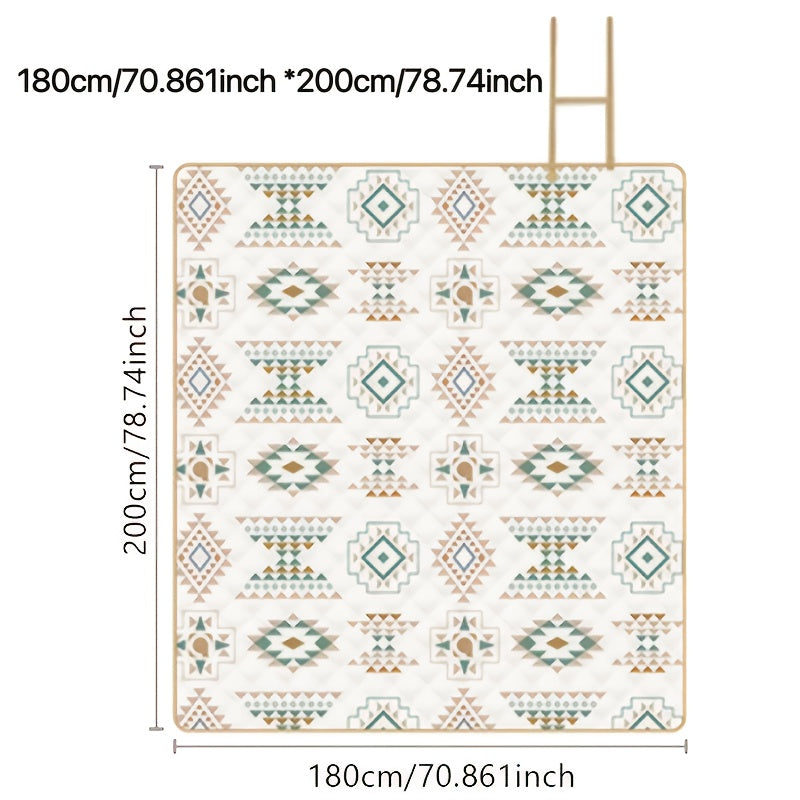 Coperta da Picnic Confortevole – Pieghevole e Impermeabile per Divertimento all'Aperto