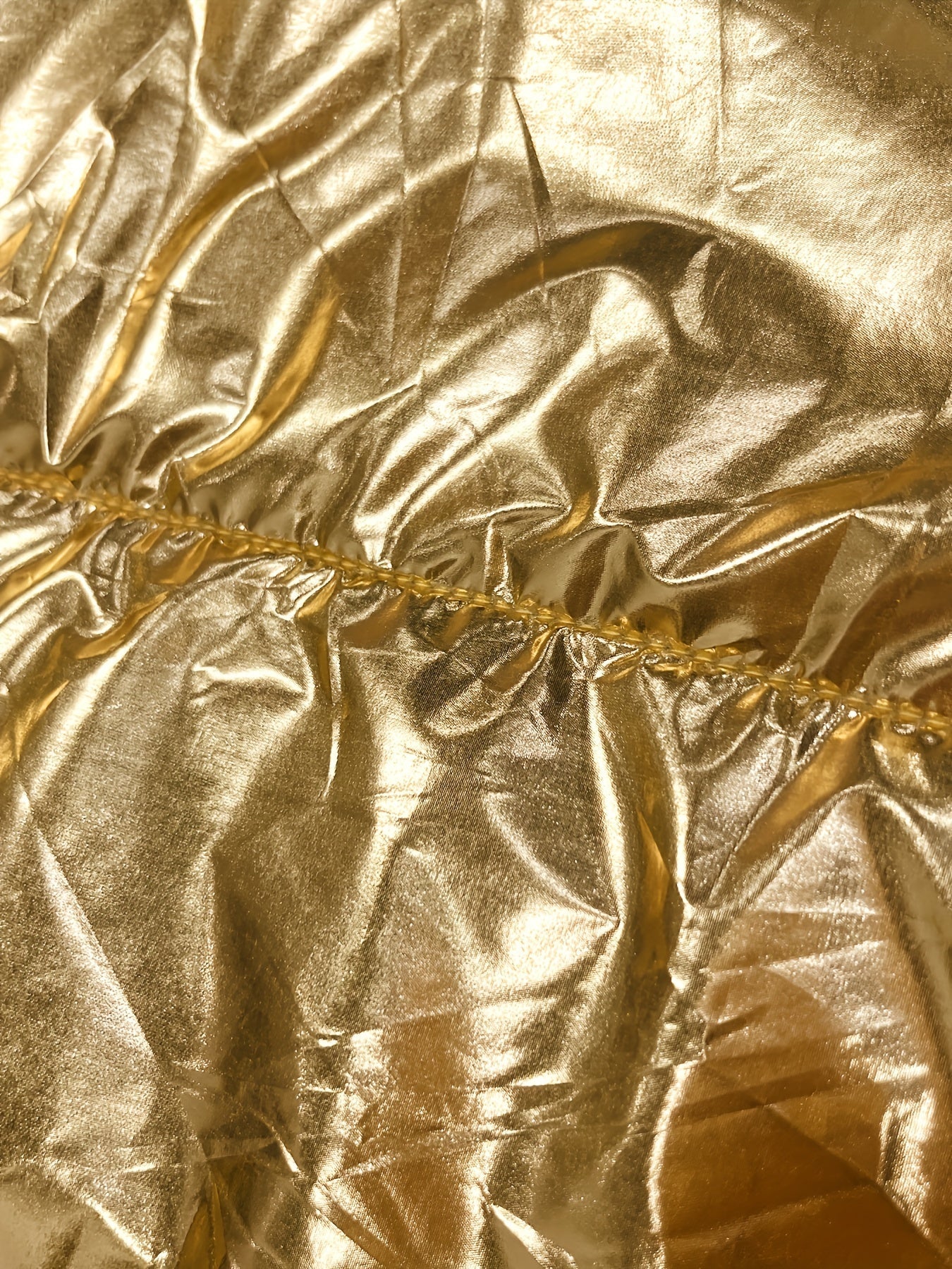 Giacca Corto Lucida con Zip - Giacca Invernale Calda e Stilosissima per Donne