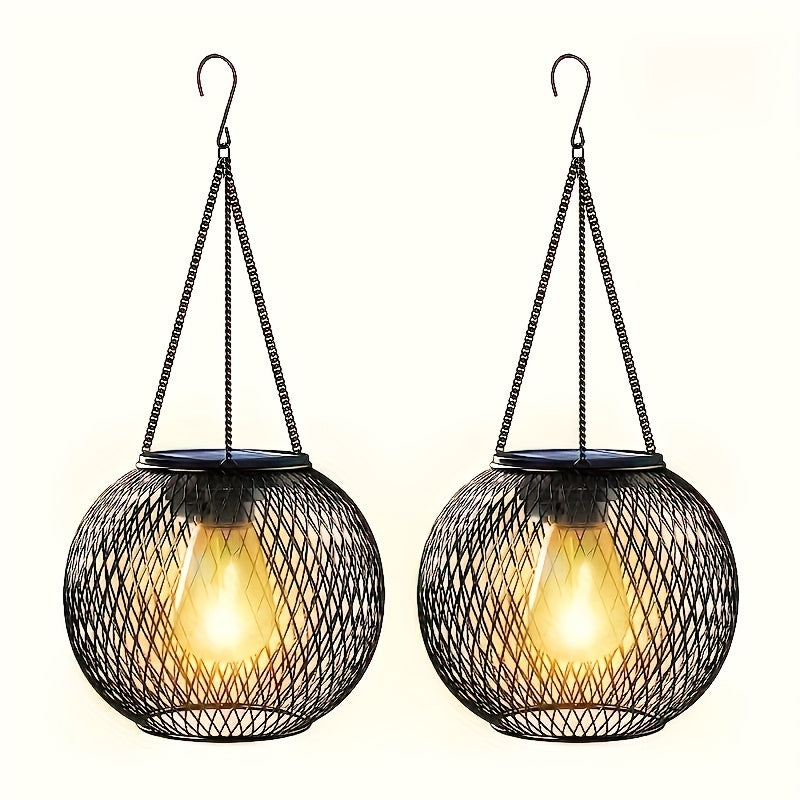 Lanterna da Giardino Solare in Legno – Ideale per Illuminazione Serale in Giardino