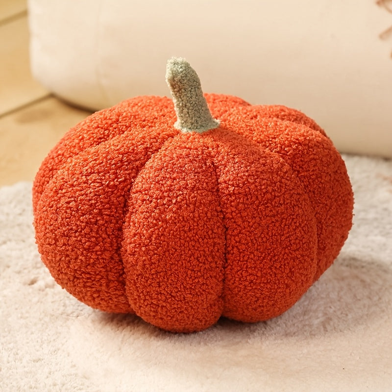 Cuscino a Forma di Zucca in Pile – Accogliente e Morbido per Decorazioni Autunnali