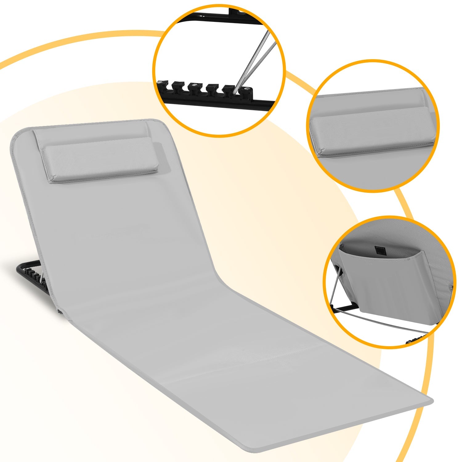 RelaxMate Lettino da Spiaggia Portatile – Comfort e Facilità in Movimento