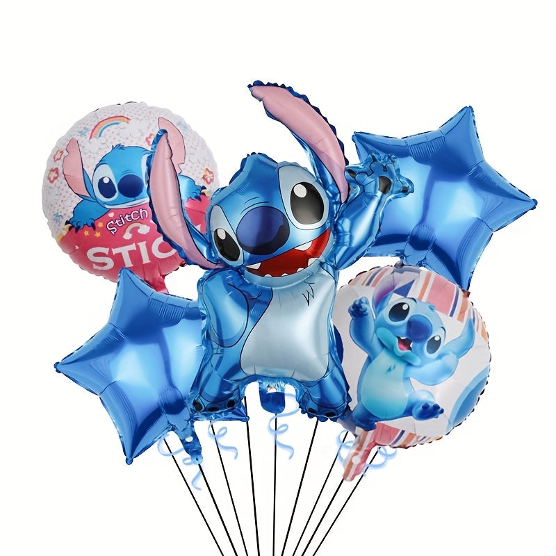 Set di Palloncini Stitch – 5 Pezzi per una Festa Magica