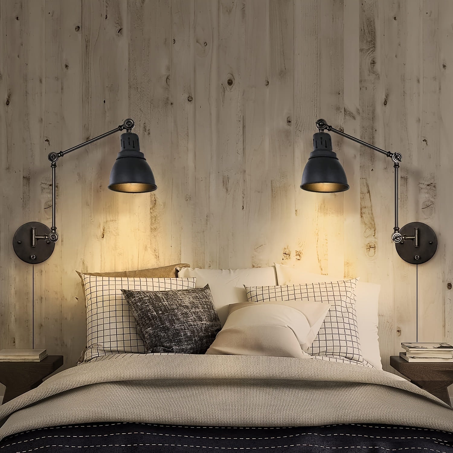 Lampada da Parete Retro Industriale - Per Illuminazione Atmosferica e Stile