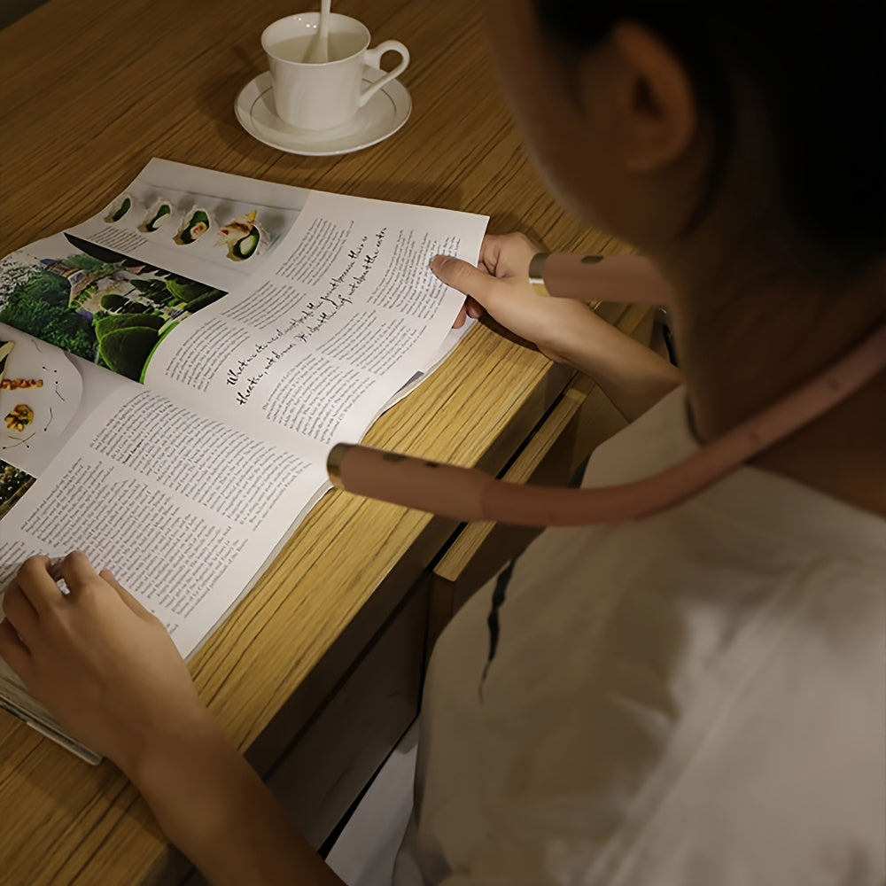 FlexLight Lampada da collo – Luce Confortevole e Regolabile per Ogni Attività