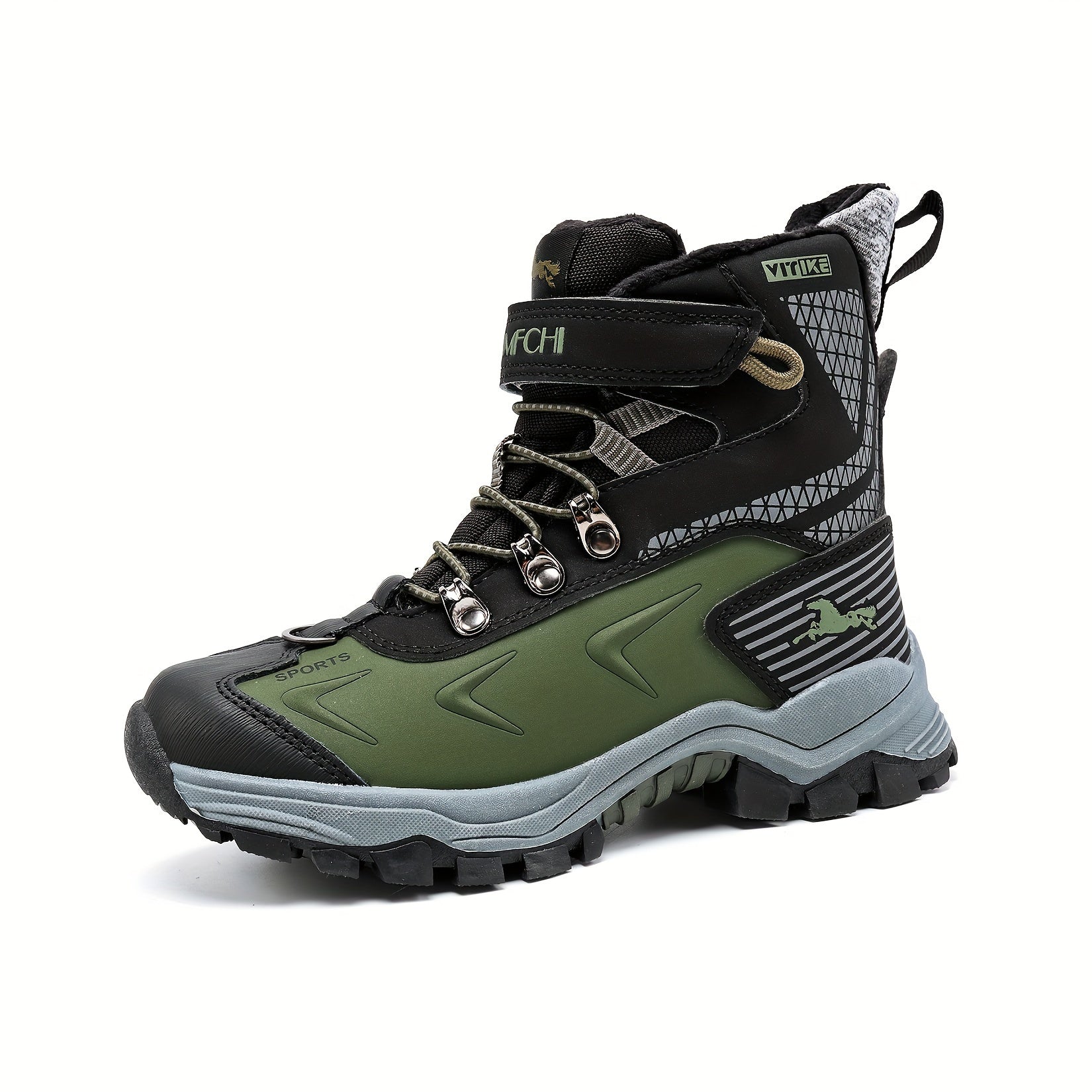 Stivali da Neve Alti da Donna – Scarpe da Passeggio Antiscivolo con Fodera Calda