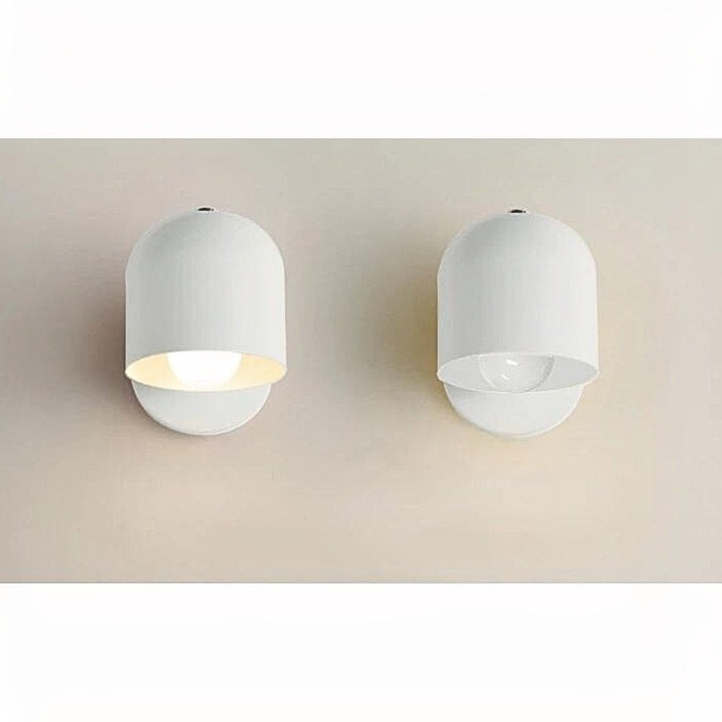 NordicGlow Lampada da Parete Scandinava – Accento Colorato con Luce Atmosferica