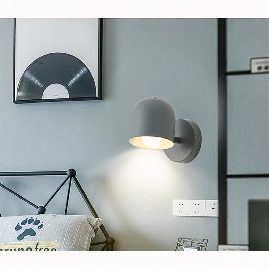 NordicGlow Lampada da Parete Scandinava – Accento Colorato con Luce Atmosferica