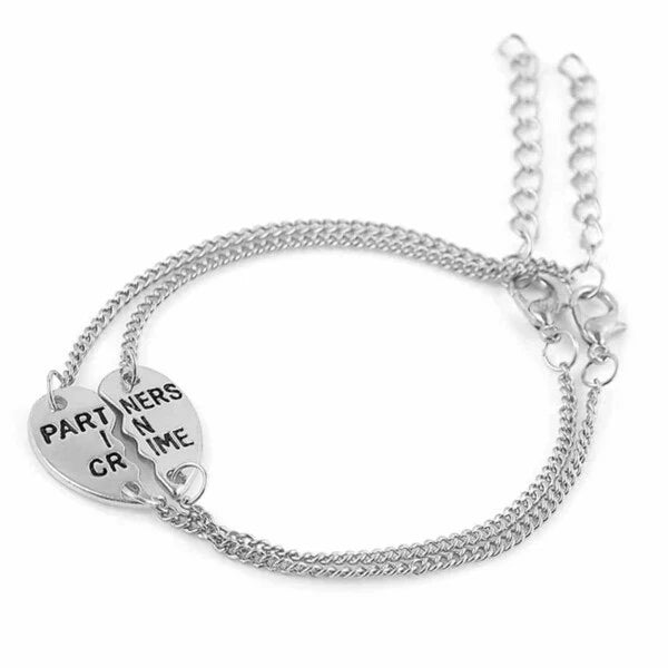 Braccialetto Partners in Crime - Per un'amicizia e avventura indissolubili