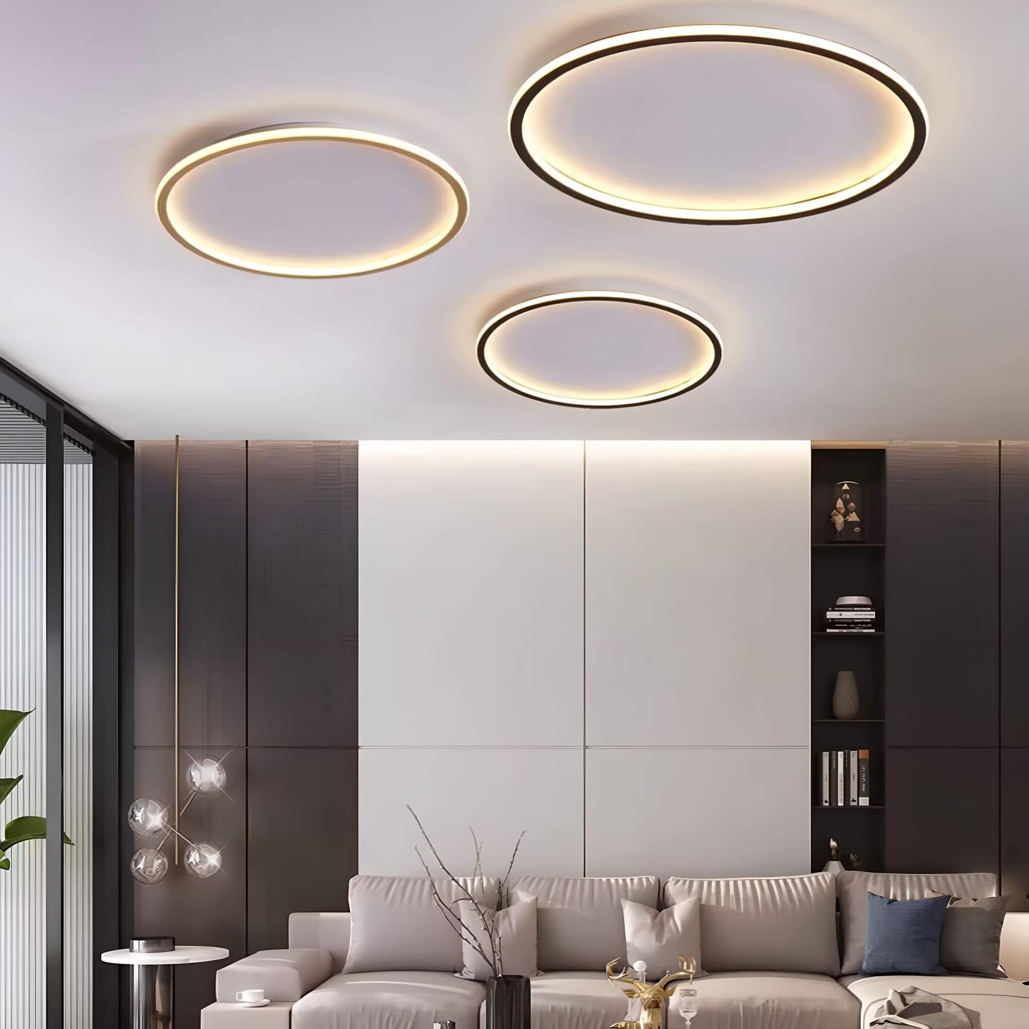 Lampada da Soffitto LED Aurora Globe - Illuminazione Elegante per Ogni Ambiente