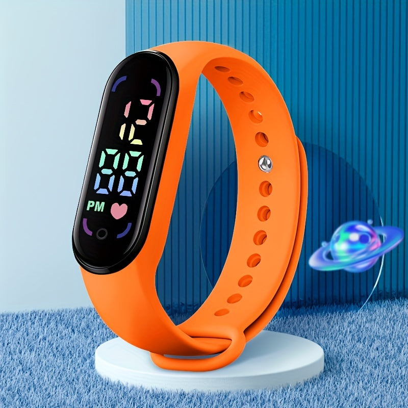 Orologio da Bambino Luminoso - Display LED Colorato e Design Sportivo